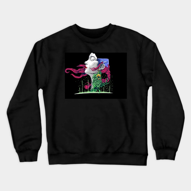 surealism nature Crewneck Sweatshirt by cryptoartdesign